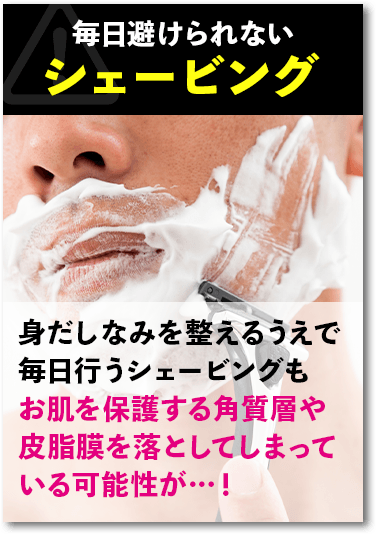 毎日避けられないシェービング