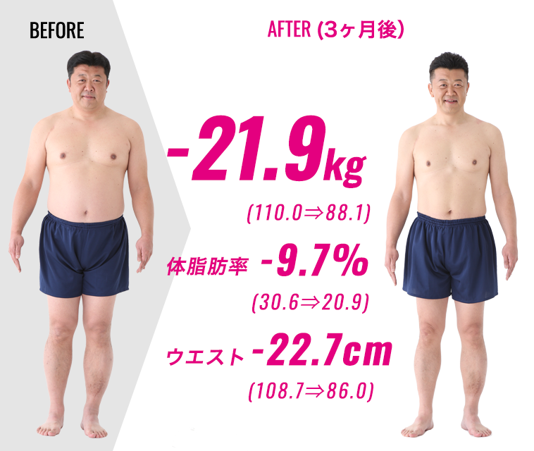 画像:お客様の声ビフォーアフター